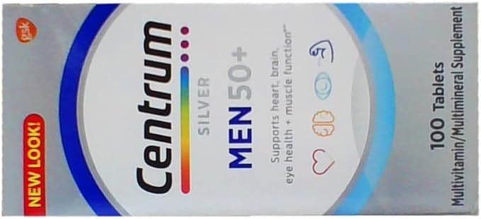 Centrum Silver Men's 50+ Tablets 100 Tablets