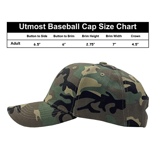 Utmost Structured Baseball Cap with Adjustable Closure - Performance Hat for Outdoor Activities and Custom Embroidery (1pc...