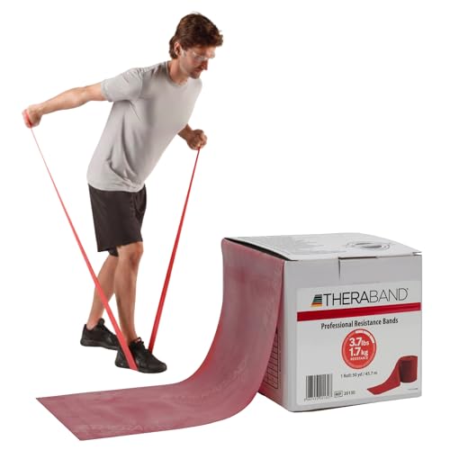 THERABAND Resistance Band, Special Heavy, 50-Yard Roll, Elastic Band for Exercise