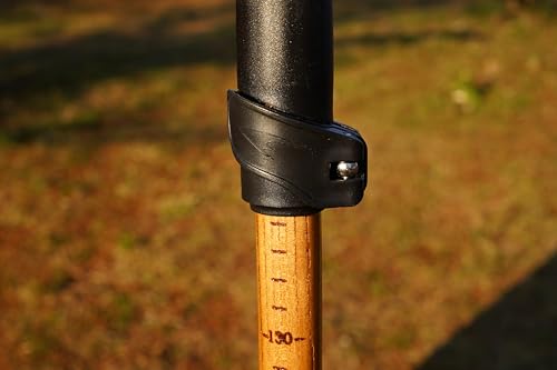 FOREST PILOT Trekking Pole - 1pc Pack Sassafras Wood Adjustable&Detachable Hiking or Walking Stick