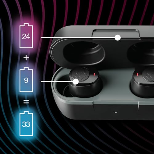 Skullcandy Jib True 2 Wireless Earbuds, Bluetooth Headphones, Up to 33 Hours Battery with Charging Case, Noise Isolating F...