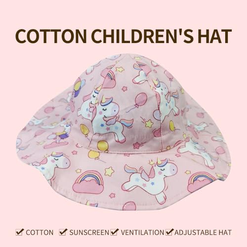 Baby Sun Hat Toddler Kids Wide Brim Sun Protection Hats Infant Beach Swimwear Bucket Cap