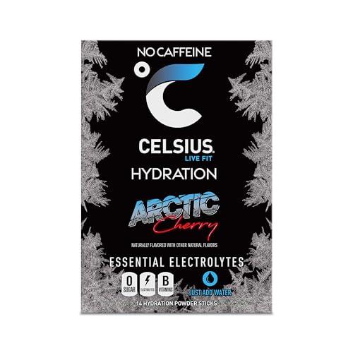 CELSIUS HYDRATION™ Arctic Cherry, Sugar Free Electrolyte Hydration Drink Mix (Pack of 14)