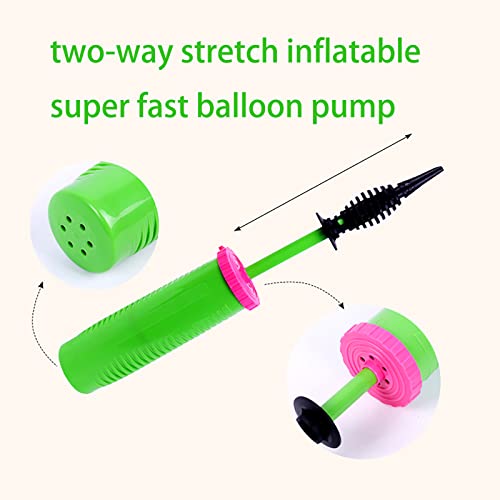 ouyili Balloon Pump Handheld Two-Way Dual Action - Hand Blower Air Pumper for Balloons - Ballon Inflator Pumping - Manual ...
