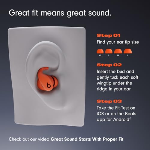 Beats Powerbeats Fit - Wireless Noise Cancelling Workout Earbuds with Secure-Fit Wingtips, Up to 30-Hour Battery Life, Swe...