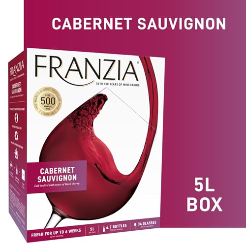 Franzia Cabernet Sauvignon, Red Wine, 5 Liters
