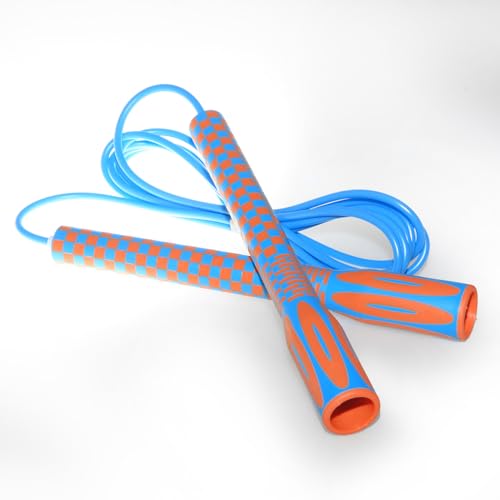 Skipping Jump Rope for Fitness Workout - Light Weight, Adjustable, Tangle Free, Excellent line control for Cardio Boxing, ...