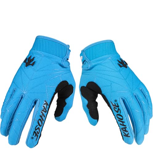 EXCEREY Cycling Gloves MTB Biking with Touchscreen Gel Padding Breathable Mesh All-Season for Men Women & Mountaineering