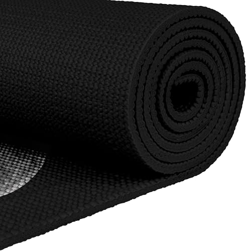Retrospec Pismo Yoga Mat w/Nylon Strap for Men & Women - Non Slip Exercise Mat for Yoga, Pilates, Stretching, Floor & Fitn...