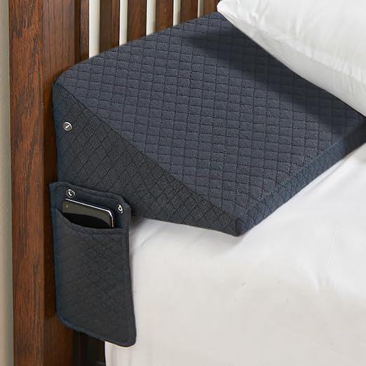 Wedge Pillow Headboard/Bed Wedge Pillow for Headboard/Bed Gap Filler Full (54"x10"x6"), Bolster Bed Mattress Wedge Pillow for Sleeping, Headboard Pillow for Gap (0-8") Between Bed and Wall