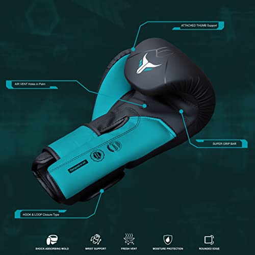 Mytra Fusion Boxing Gloves Included with Free Hand Wraps Punching Gloves MMA Training Muay Thai Gloves Men & Women Kickbox...