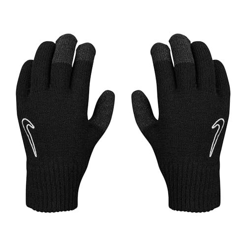 Nike Mens Tech and Grip 2.0 Gloves - Silicone Grip and Touchscreen Fingertip