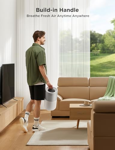 GoveeLife Air Purifiers for Home, Smart Air Purifier for Large Rooms with App & Alexa Control, Covers up to 1162ft², Air Q...