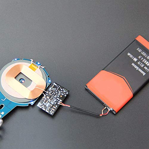 Acxico 2Pcs Wireless Charger Receiver Module PCBA Board Coil Universal Qi DIY