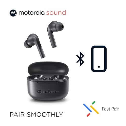 Motorola Moto Buds 065 - True Wireless, Ear Buds, Noise Isolation and 17 Hours Playtime, Touch Control on Both Earbuds, IP...