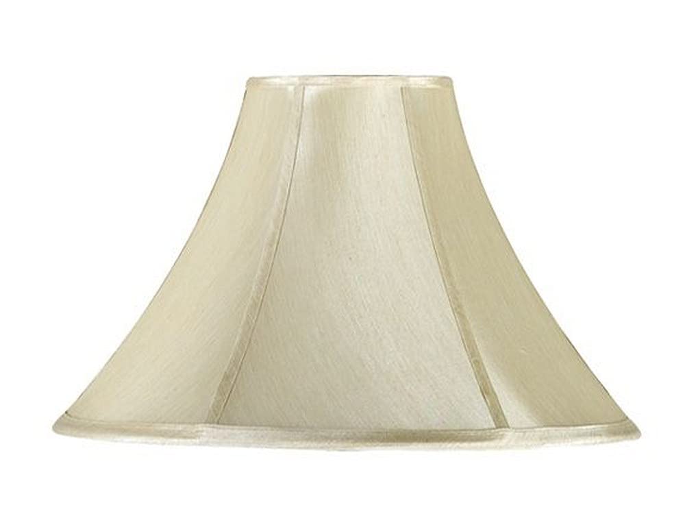 Cal Lighting SH-7138 Side Bell Fabric Shade, Glass, 12in Height, 19in x 19in, See Image