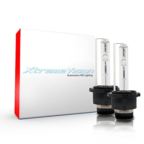 Xtremevision Hid Xenon Replacement Bulbs - D4S/D4R/D4C - 6000K Light Blue (1 Pair)