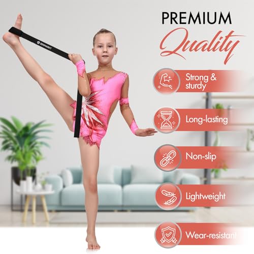 Stretching Strap for Cheer – Flexibility Stunt Strap for Cheerleaders – Durable Cheer Stretching Bands for Improved Flexib...