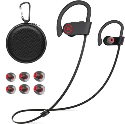 JOYWISE Bluetooth Wireless Headphones 16H Playtime Earbuds with Mic Stereo in-Ear Earphones, IPX7 Waterproof Sports Sound ...