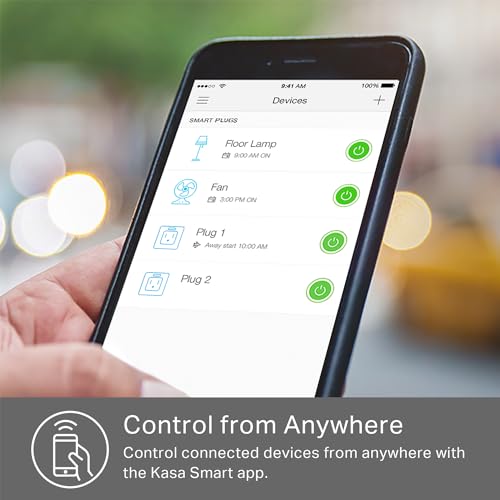 Kasa Smart Plug KP200, In-Wall Smart Home Wi-Fi Outlet Works with Alexa, Google Home & IFTTT, No Hub Required, Remote Cont...