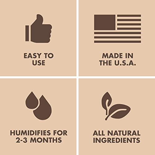 Boveda 69% Two-Way Humidity Control Packs For Plastic and Wood Containers Size 60 – 4 Pack – Moisture Absorbers – Humidifi...