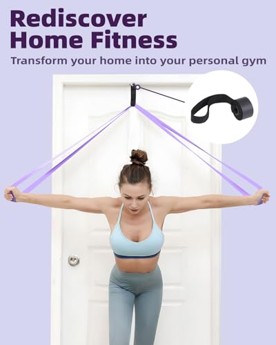 Fitense Resistance Bands Set - Pull Up Bands for Men Women, Exercise Bands Resistance with Door Anchor, Training Poster & ...