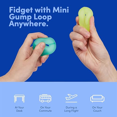Speks Mini Gump Loop Gel-Filled Stress Balls | Ultra Soft Squishy Fidget Toy for Adults & Teens | Stress Relief & Desk Toy