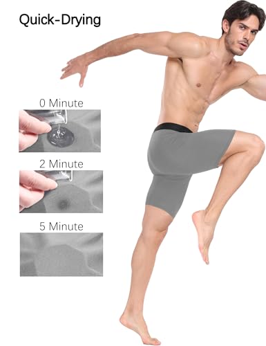 HovSiyla Compression Shorts Men Performance Sports Workout Athletic Running Underwear Shorts Spandex