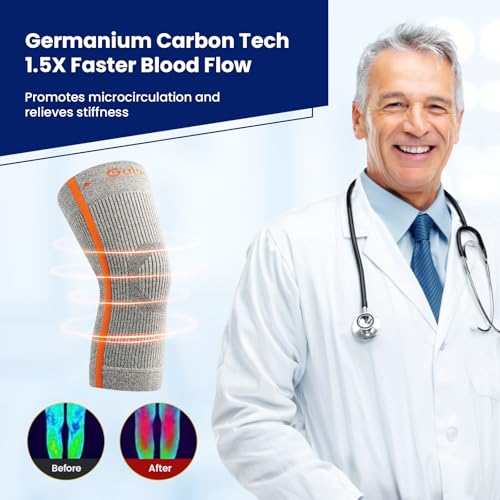Galvaran Compression Knee Brace for Women & Men – Knee Support Sleeve for ACL, MCL, Meniscus Pain Relief, Joint Swelling &...