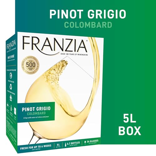 Franzia Pinot Grigio, White Wine, 5 Liters