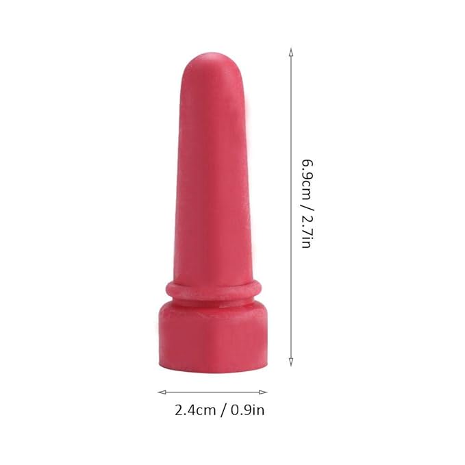 5pcs Little Cow Calf Milk Drink Nipple Soft Rubber Goat Milk Bottle Feeding Teat Mouth Rubber Calf Feeding Bottle Nipple Lamb Teats Nursing Bottle Nipples(6.9cm Length)