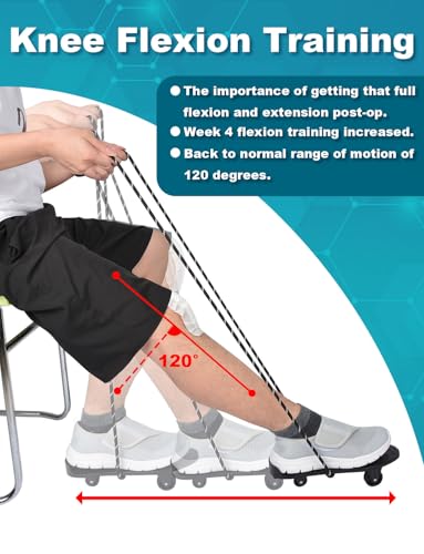 Lamborsafe Knee Glide for Knee Replacement Recovery Aids Kit Knee Therapy Exercise Strengthening Equipment for ACL PCL MCL...