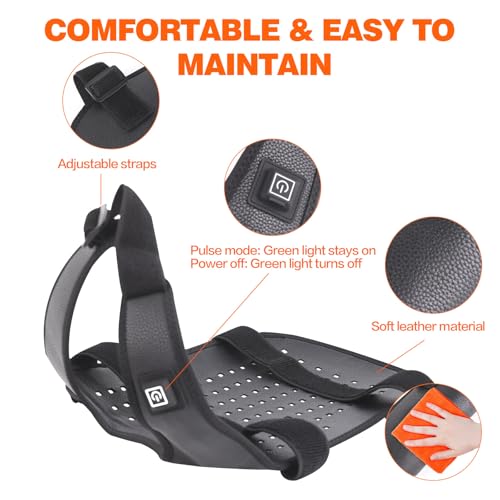 Red Light Ther/apy Back Belt for Dogs and Cats, Wireless Wearable Design with 3 Light Modes and 15-Min Auto Shutoff for Pe...