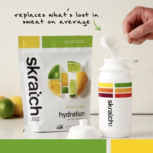 Skratch Labs Hydration Powder | Sport Drink Mix | Electrolytes Powder for Exercise, Endurance, and Performance | Lemon + L...