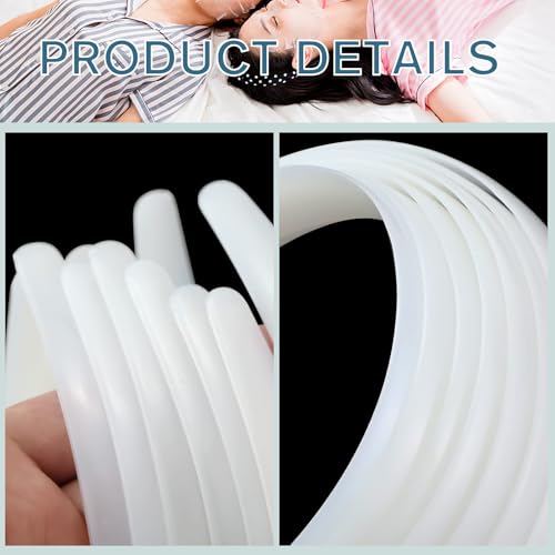VOKOY 24 PCS White Plastic Headbands, 1 Inch Wide No Teeth Hair Bands for Girls & Women, Blank DIY Plain Headbands for Crafts