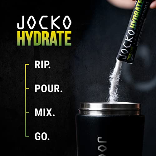 Jocko Fuel Packets Low Sugar - Hydration Amplifier Packets for Recovery, Dehydration, & Exercise - with Vitamins B6, B12 &...