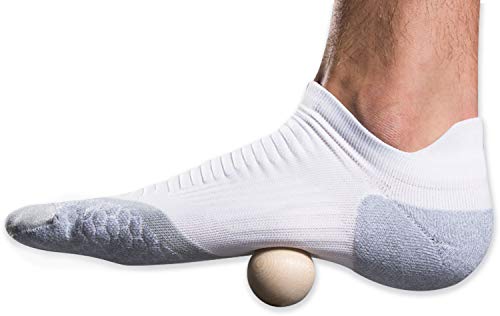 Pro-Tec Athletics Plantar Fasciitis Massage Balls, Hard Wood Maple, Arch, Forefoot and Heel Massage for Foot Flexibility a...
