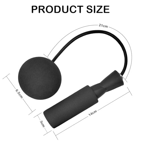 iRboWou Jump Rope Ropeless Skipping Rope for Fitness Training Exercise, Adjustable Weighted Cordless Jump Rope for Men Wom...