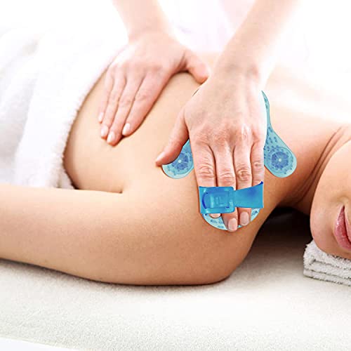 Boseen Handheld Massage Ball for Muscle Back Neck Joint Foot Shoulder Leg Pain Relief - Palm Shaped Massage Tool with Roll...