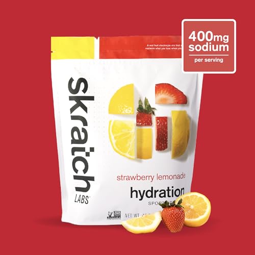 Skratch Labs Hydration Powder | Sport Drink Mix | Electrolytes Powder for Exercise, Endurance, and Performance | Strawberr...