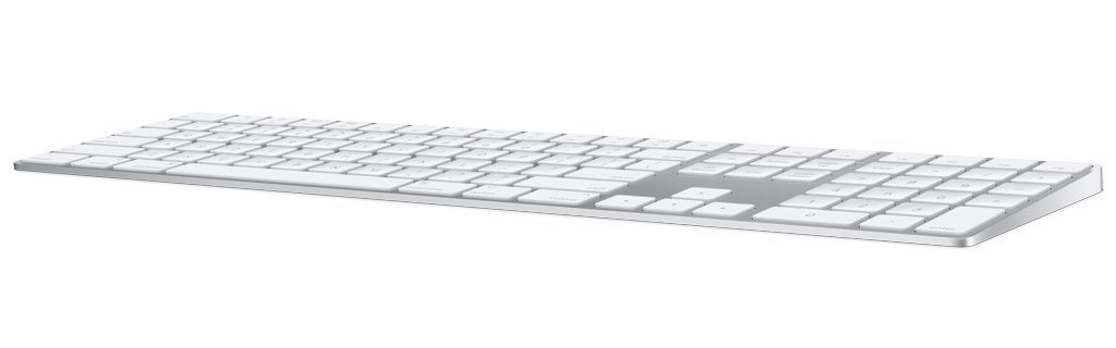 Apple Magic Keyboard With Numeric Keypad: Wireless, Bluetooth, Rechargeable. Works With Mac, Ipad, Or Iphone; Korean - White