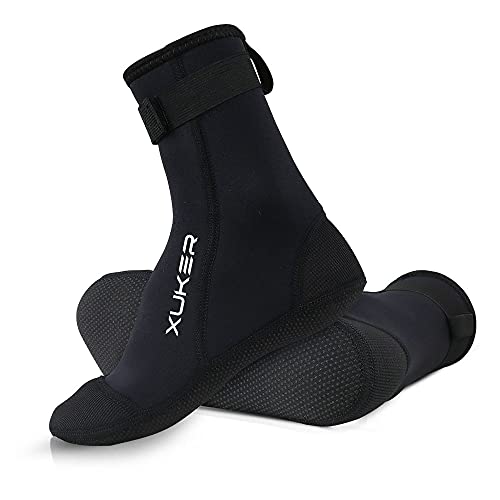 XUKER Neoprene Water Socks 3mm, Sand Proof Beach Volleyball Socks Diving Socks for Outdoor Water Sports