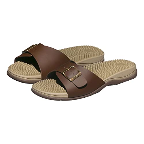 Revs Classic Reflexology Massage Sandals. Shock Absorbing Cushion Sole, Orthotic Arch. Helps Flat Feet, Fallen Arches, Pla...