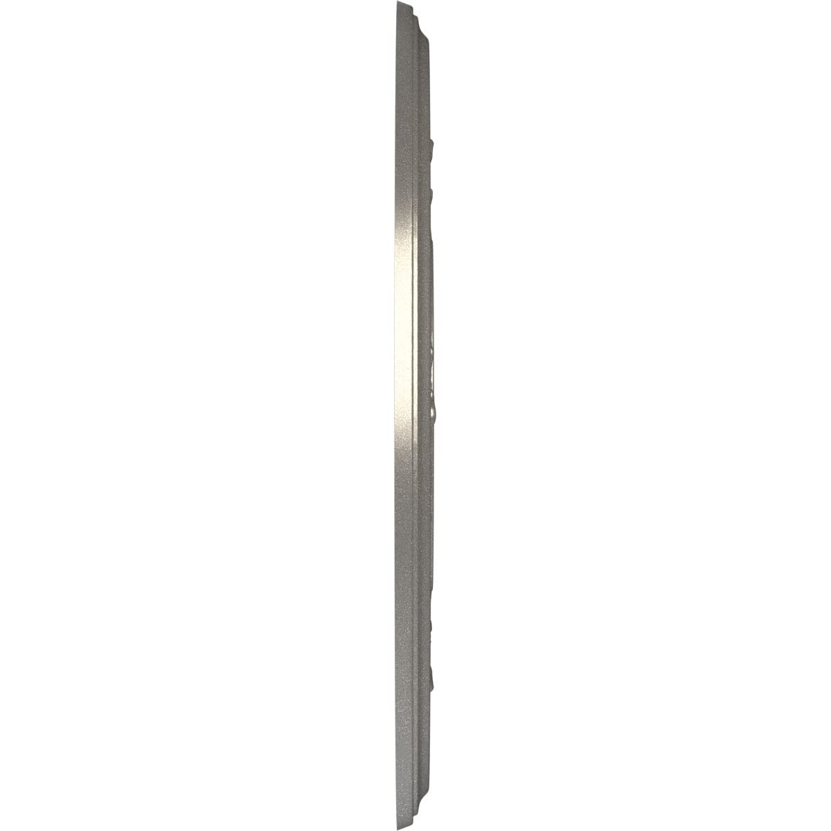 Ekena Millwork 16Od X 3 1/2Id X 1P Baltimore Thermoformed Pvc Ceiling Medallion (Fits Canopies Up To 6 1/2), Aged Dark Steel