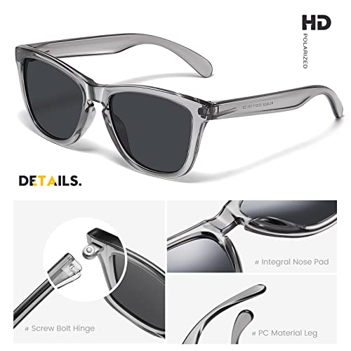 ELITERA Sunglasses Womens Polarized Sunglasses for Mens Womens Retro Mirror Lens for Driving Fishing UV400 Protection