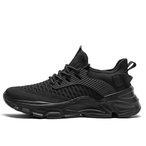 Men's Slip on Walking Shoes Tennis Running Sneakers Lightweight Breathable Casual Soft Sole Comfort Work Gym Trainers