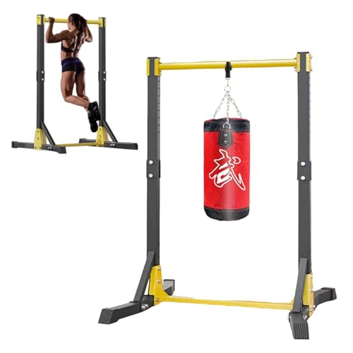 bephible Pull up Station, Portable Pull-Up Bar Station, Free Standing Pull up Bar, Pull up Tower Station 400lbs with 11 Ge...