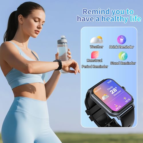 Smart Watch for Men Women with Calling, 1.83" Fitness Tracker with Heart Rate/Sleep Monitor, Step Tracker, New Gen Fitness...