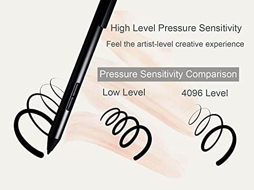 LAZARITE M Pen Black, Active Stylus for Microsoft Surface, Lenovo Yoga 7i/9i, Flex 5, Hp Envy x360/Pavilion x360/Spectre x...