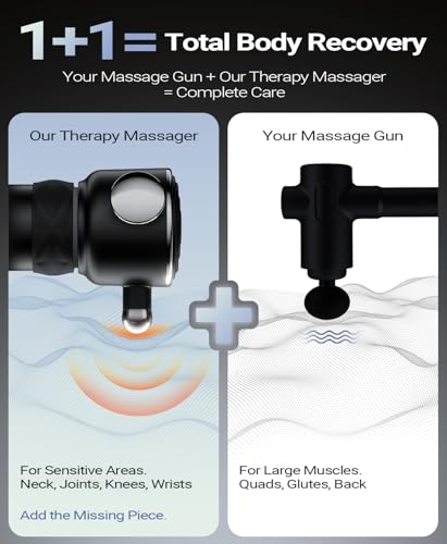 HYAKO R1 Deep Tissue Vibrating Muscle Massager - Therapy Back Massager for All Body Relief - Muscle Pain Relief and Fascia...